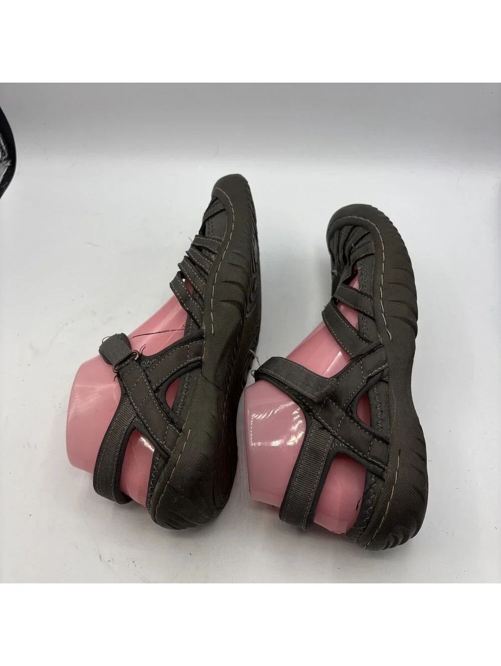 Gray Women’s JBU Sport All Terrain Traction Poppy Shoe Sandal Maryjane Size 7.5